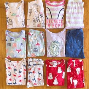 Gap Baby Pajama Sets lot of 6 size 5T